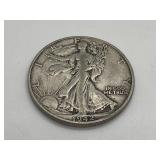 Three 1942 Walking Liberty Half Dollars
