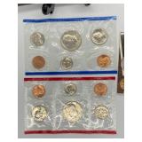 1985 Uncirculated Coin Set; D & P Mint Marks