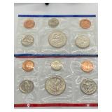 1985 Uncirculated Coin Set; D & P Mint Marks