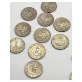 13 Silver Quarter Coins