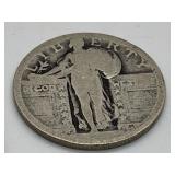 Two Standing Liberty Quarters