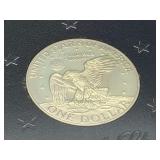 Two 1974 Eisenhower Proof Dollar Coins