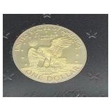 Two 1974 Eisenhower Proof Dollar Coins