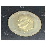 Two 1974 Eisenhower Proof Dollar Coins