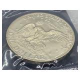 Two 1974 Eisenhower Proof Dollar Coins