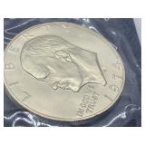 Two 1974 Eisenhower Proof Dollar Coins