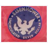 Uncirculated U.S. Mint 1972 Eisenhower Silver Dollar