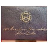 Uncirculated U.S. Mint 1972 Eisenhower Silver Dollar