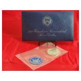 Uncirculated U.S. Mint 1972 Eisenhower Silver Dollar