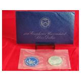 Uncirculated U.S. Mint 1972 Eisenhower Silver Dollar
