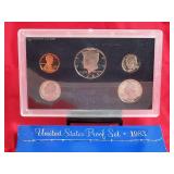 Uncirculated 1983 United States Proof Set