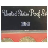 Uncirculated 1980 United States Proof Set