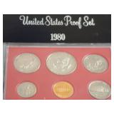 Uncirculated 1980 United States Proof Set