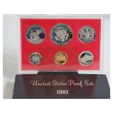 Uncirculated 1981 United States Proof Set