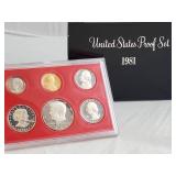 Uncirculated 1981 United States Proof Set