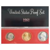 Uncirculated 1981 United States Proof Set