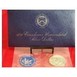 Uncirculated U.S. Mint 1972 Eisenhower Silver Dollar