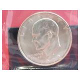 Uncirculated U.S. Mint 1972 Eisenhower Silver Dollar