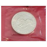 Uncirculated U.S. Mint 1972 Eisenhower Silver Dollar