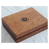 1776-1976 National Bicentennial Medal Gold Coin with Original Wooden Case