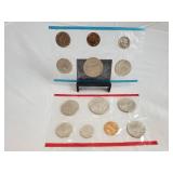 1980 U S Mint Uncirculated Philadelphia & Denver Mint Sets
