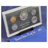 1971 U S Mint Uncirculated "S" Mint Set
