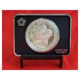 1973 Sterling Silver American Revolution Bicentennial "Samuel Adams & Patrick Henry" Dollar Coin