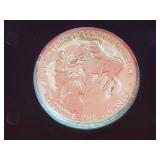 1973 Sterling Silver American Revolution Bicentennial "Samuel Adams & Patrick Henry" Dollar Coin