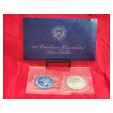 Uncirculated U.S. Mint 1973 Eisenhower Silver Dollar