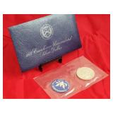 Uncirculated U.S. Mint 1973 Eisenhower Silver Dollar