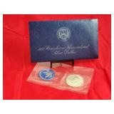Uncirculated U.S. Mint 1973 Eisenhower Silver Dollar