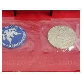Uncirculated U.S. Mint 1973 Eisenhower Silver Dollar