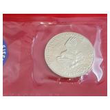 Uncirculated U.S. Mint 1973 Eisenhower Silver Dollar