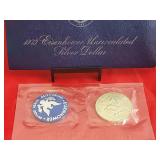 Uncirculated U.S. Mint 1973 Eisenhower Silver Dollar