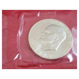 Uncirculated U.S. Mint 1973 Eisenhower Silver Dollar