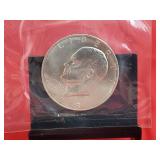 Uncirculated U.S. Mint 1973 Eisenhower Silver Dollar