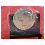 Uncirculated U.S. Mint 1973 Eisenhower Silver Dollar