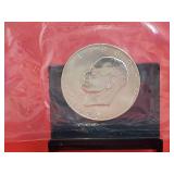 Uncirculated U.S. Mint 1973 Eisenhower Silver Dollar