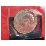 Uncirculated U.S. Mint 1973 Eisenhower Silver Dollar