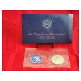 Uncirculated U.S. Mint 1973 Eisenhower Silver Dollar