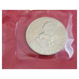 Uncirculated U.S. Mint 1973 Eisenhower Silver Dollar
