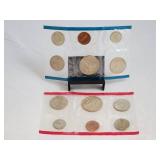1973 U S Mint Uncirculated Philadelphia & Denver Mint Sets