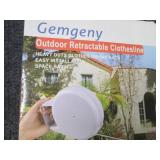 2 Retractable Clothesline...