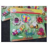 5- Wooden Chunky Puzzles Retail $9....