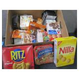 Box of Assorted Packaged Food...