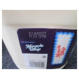 2 Gallons Miracle Whip Best Date 1-...