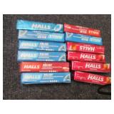 12 pks Halls Cough Drops...