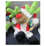 6- 8 inch Plush Holiday Reindeer...