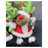 6- 8 inch Plush Holiday Reindeer...