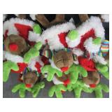 6- 8 inch Plush Holiday Reindeer...